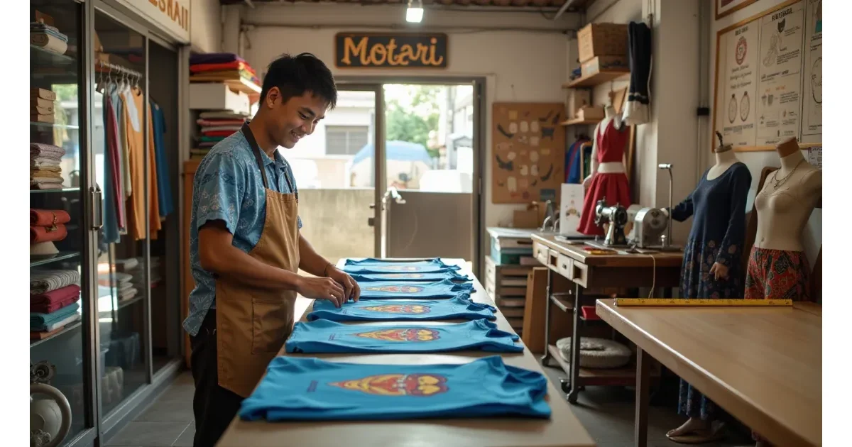 Penyedia sablon kaos di Matraman Terpercaya